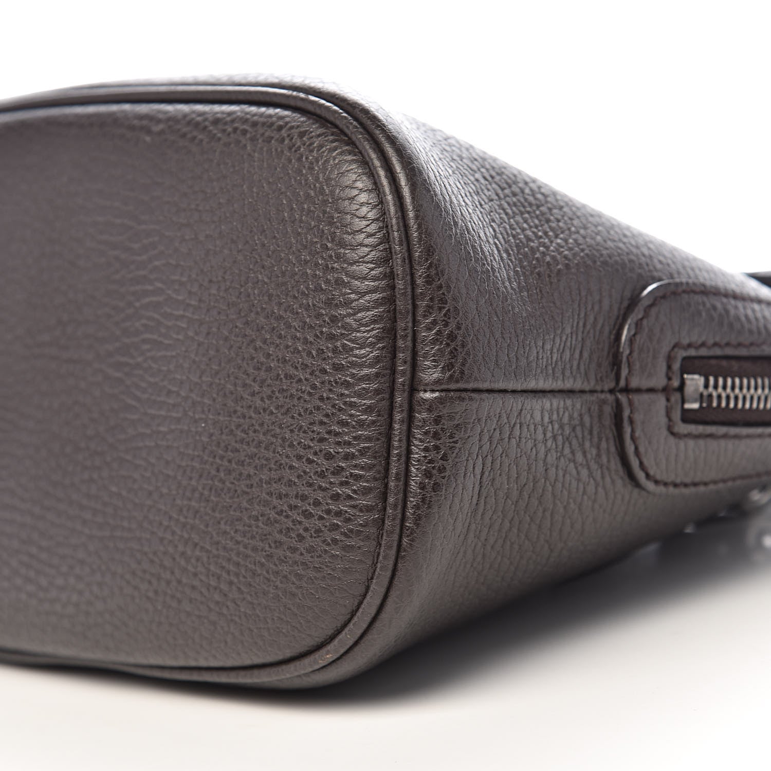 Gucci Dollar Calfskin Small GG Charm Dome Bag Brown 10 of 11