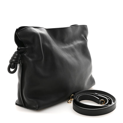 Loewe Nappa Medium Flamenco Knot Bag Black 3 of 9