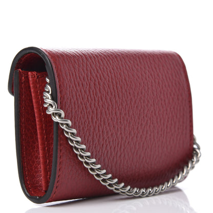 Gucci Calfskin Dionysus Coin Purse Hibiscus Red 3 of 9