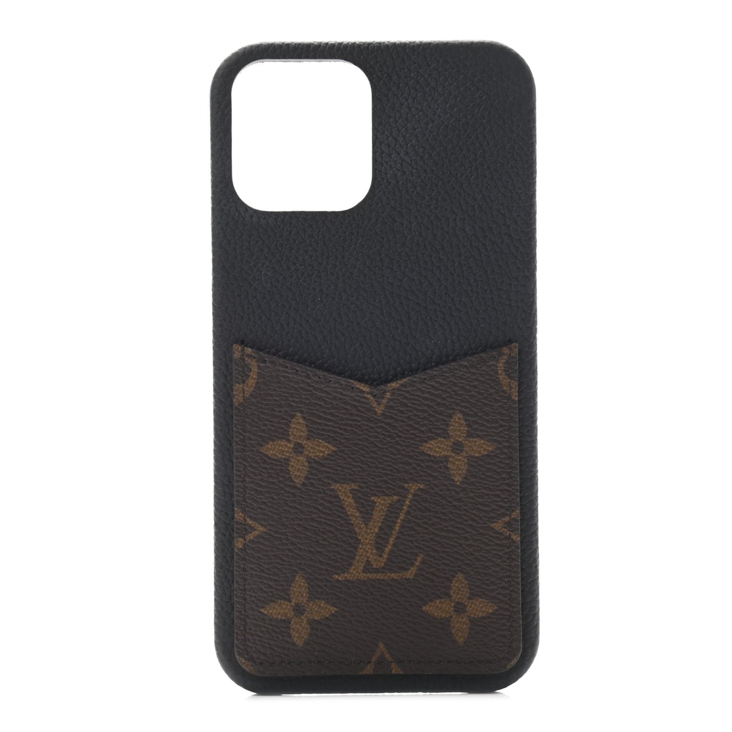 Monogram iPhone 12 Pro Max Bumper Black
