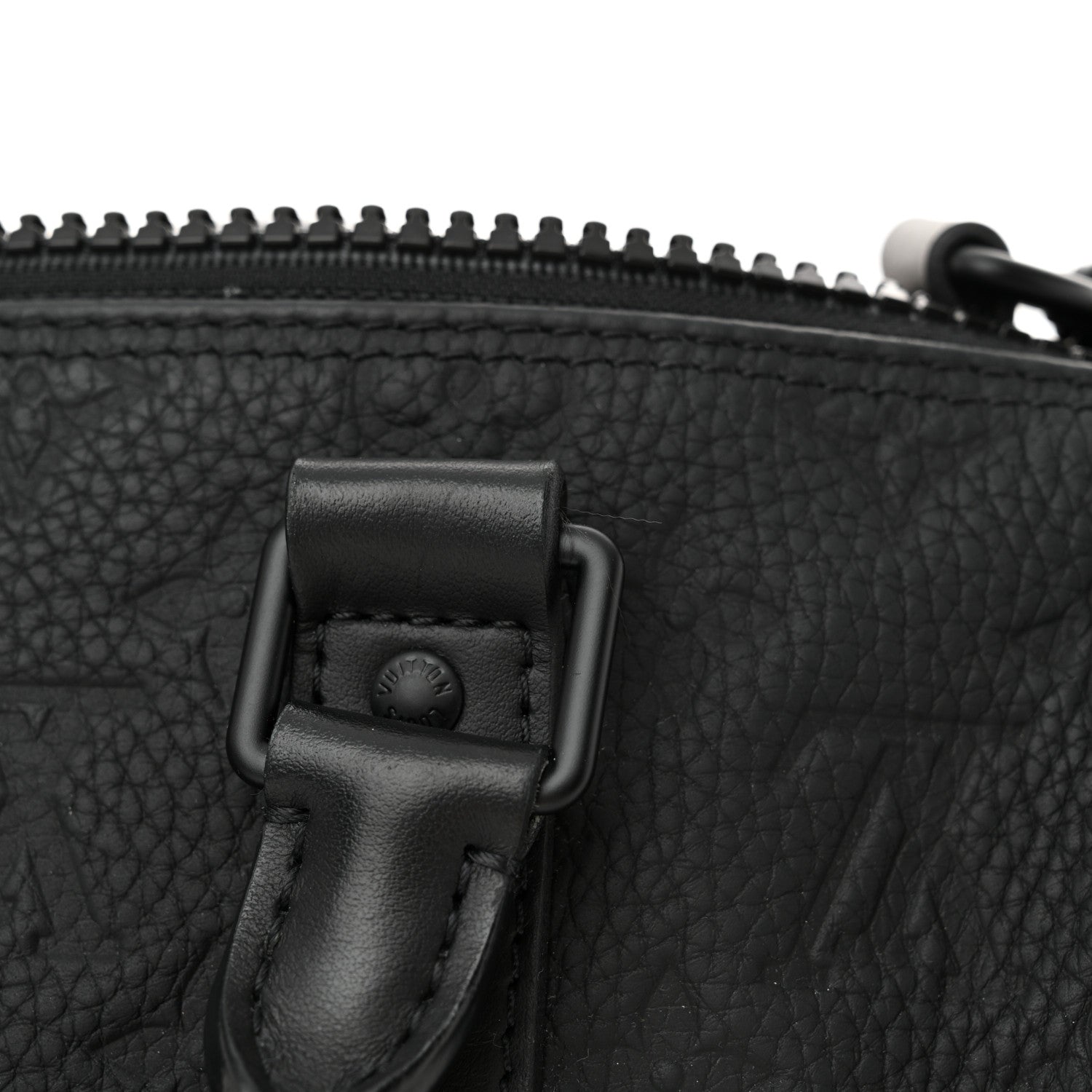 Louis Vuitton Monogram Taurillon Keepall Bandouliere 25 Black 12 of 12