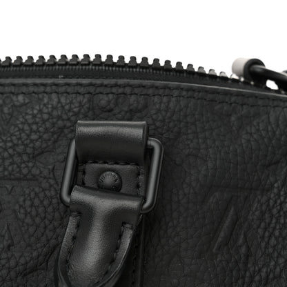 Louis Vuitton Monogram Taurillon Keepall Bandouliere 25 Black 12 of 12