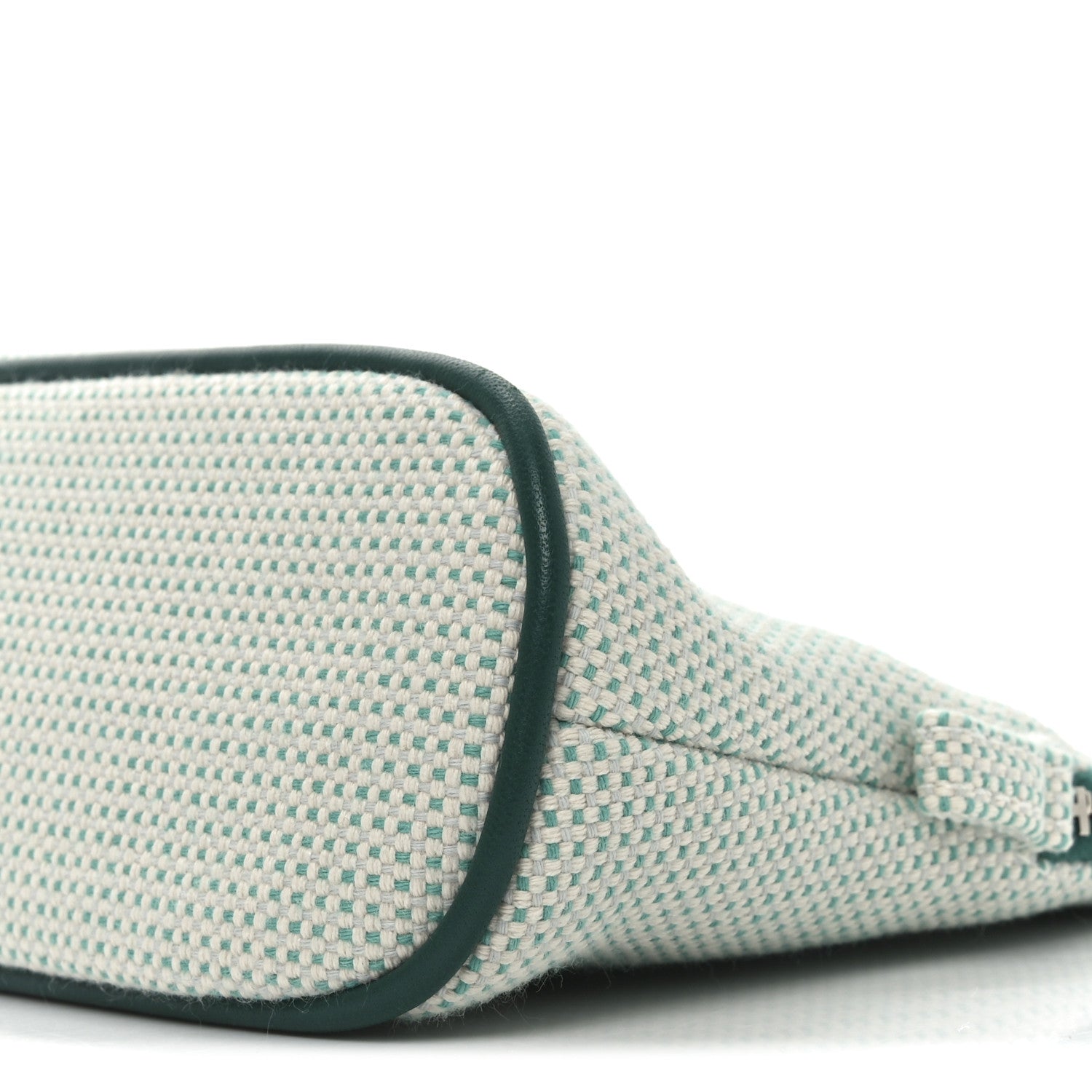 Hermes Cotton Canvas Crazy H Mini Bolide Case Nuage Menthe 7 of 8