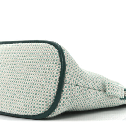 Hermes Cotton Canvas Crazy H Mini Bolide Case Nuage Menthe 7 of 8