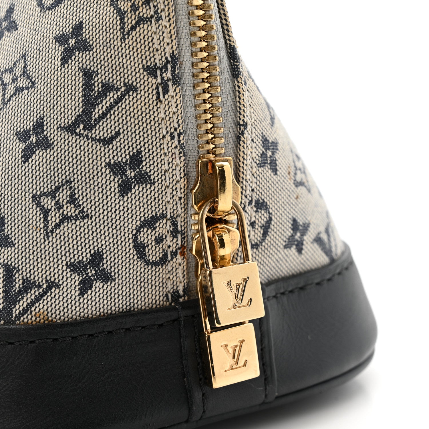 Louis Vuitton Mini Monogram Alma Long Blue 14 of 16