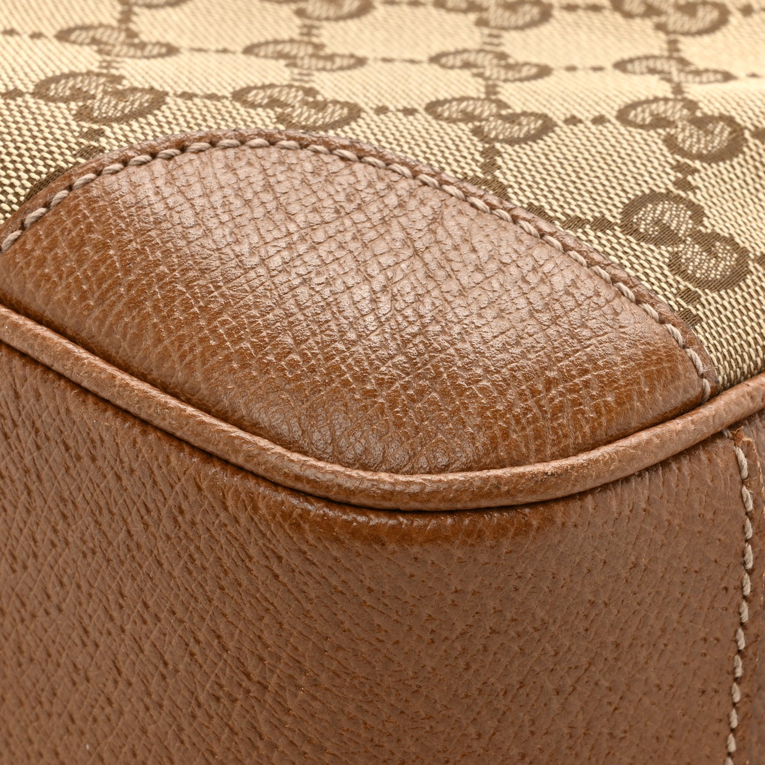 Gucci Monogram Mini Bree Messenger Bag Beige Tabacco 17 of 18