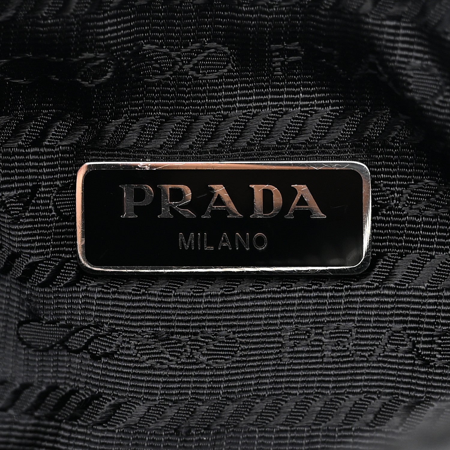 Prada Tessuto Nylon Saffiano Mini Re-Edition 2005 Bag Black 6 of 11