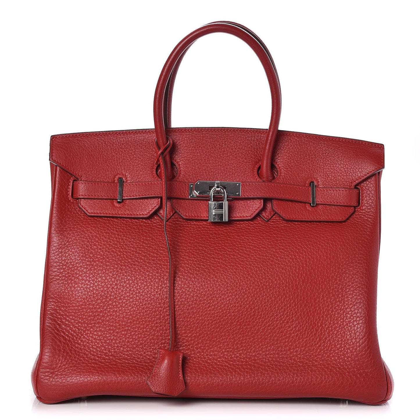 Taurillon Clemence Birkin 35 Rouge Casaque