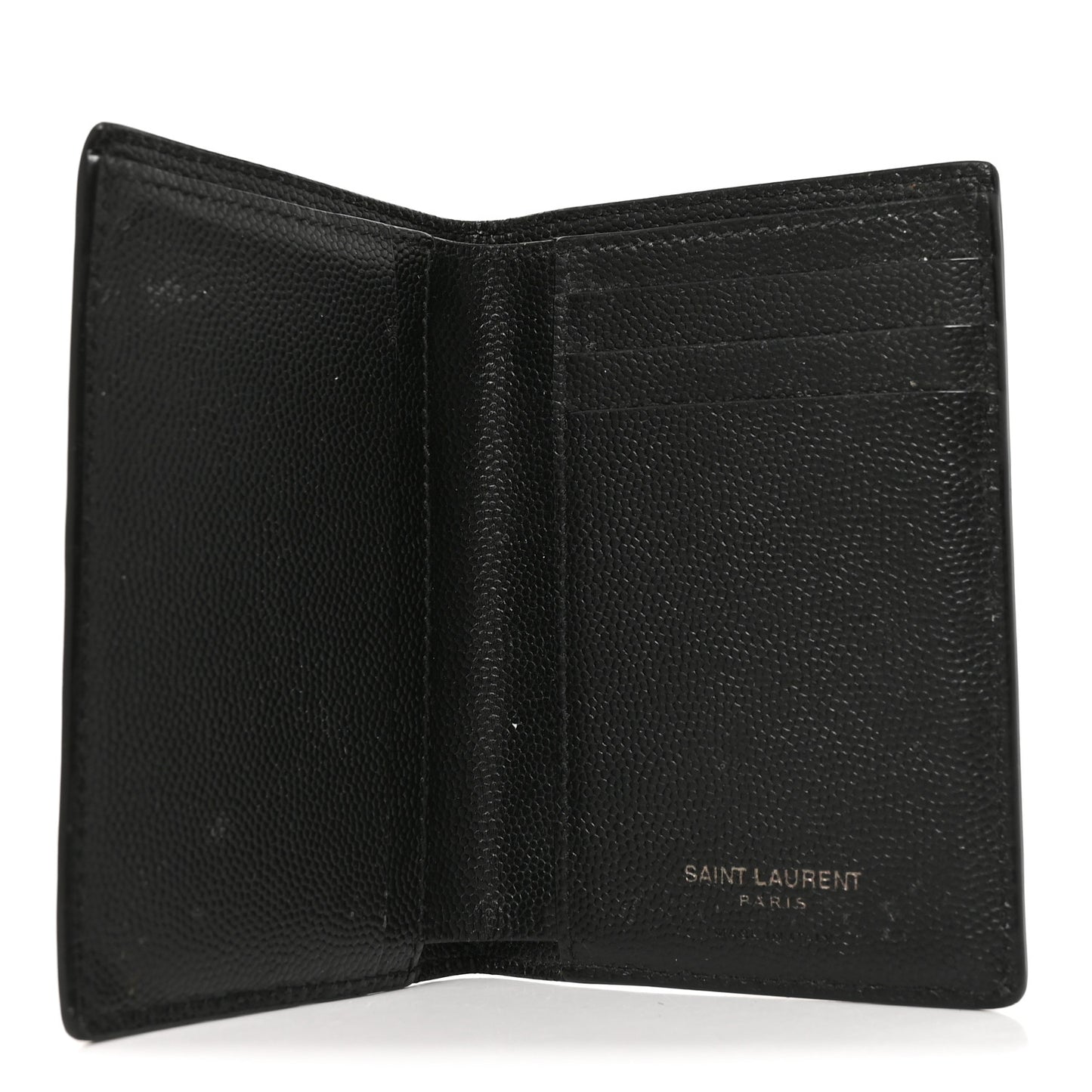 Grain De Poudre Monogram Bi-Fold Wallet Black