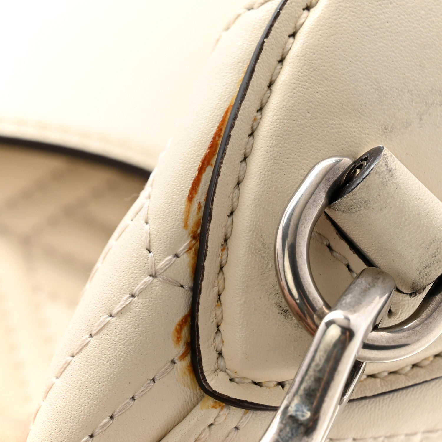 Gucci Calfskin Web Quilted Small Dionysus Hobo White 12 of 13