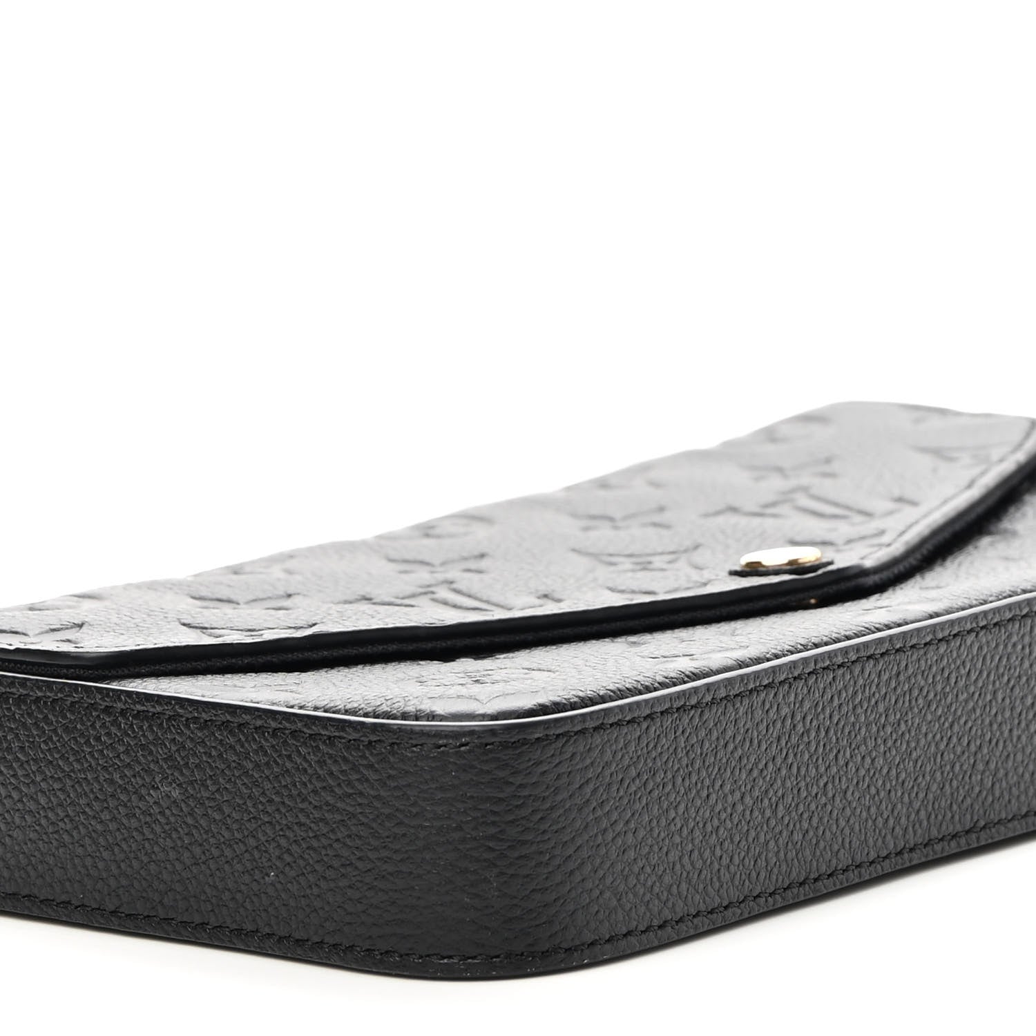 Louis Vuitton Empreinte Pochette Felicie Chain Wallet Black 7 of 9