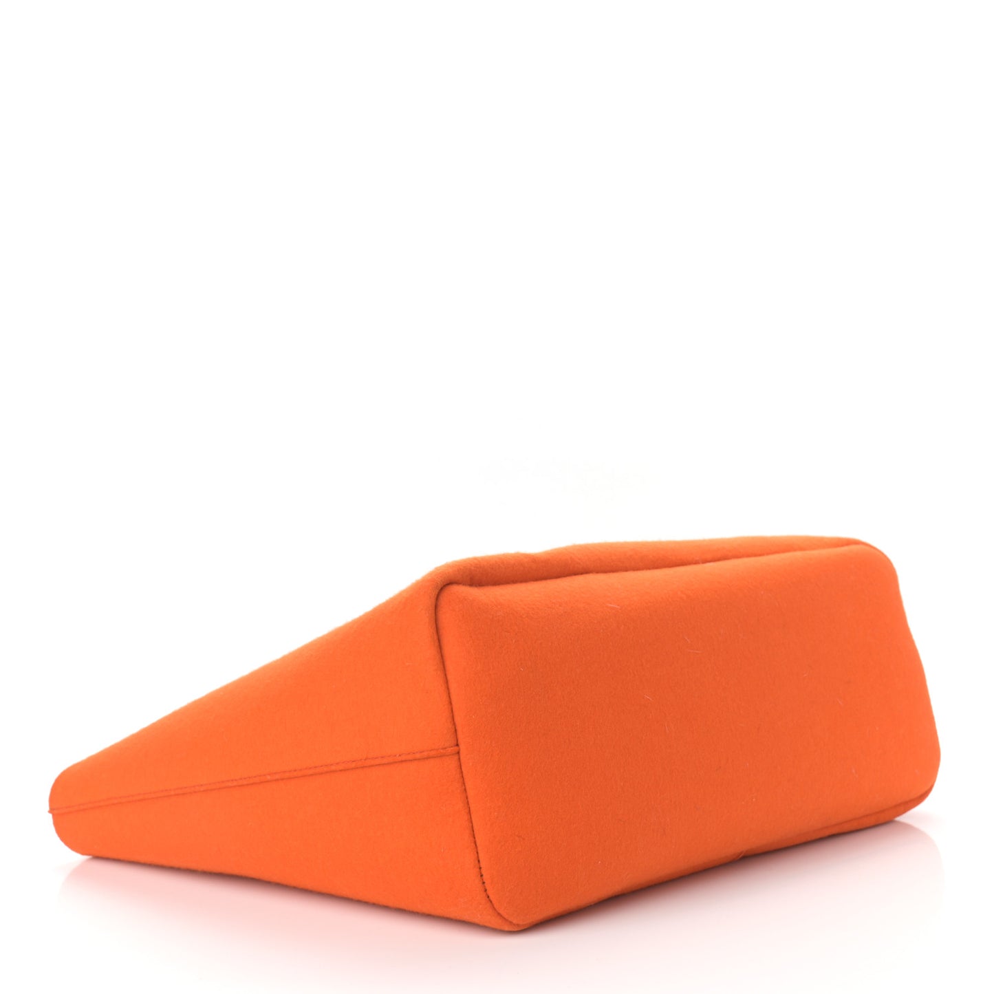 Wool Large Antigona Tote Orange