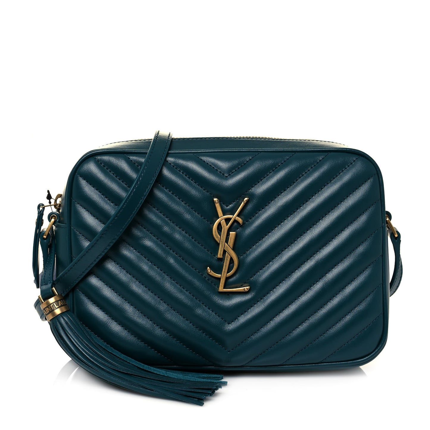Calfskin Matelasse Monogram Lou Camera Bag Sea Turquoise