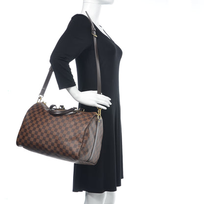 Louis Vuitton Damier Ebene Speedy Bandouliere 35 2 of 13