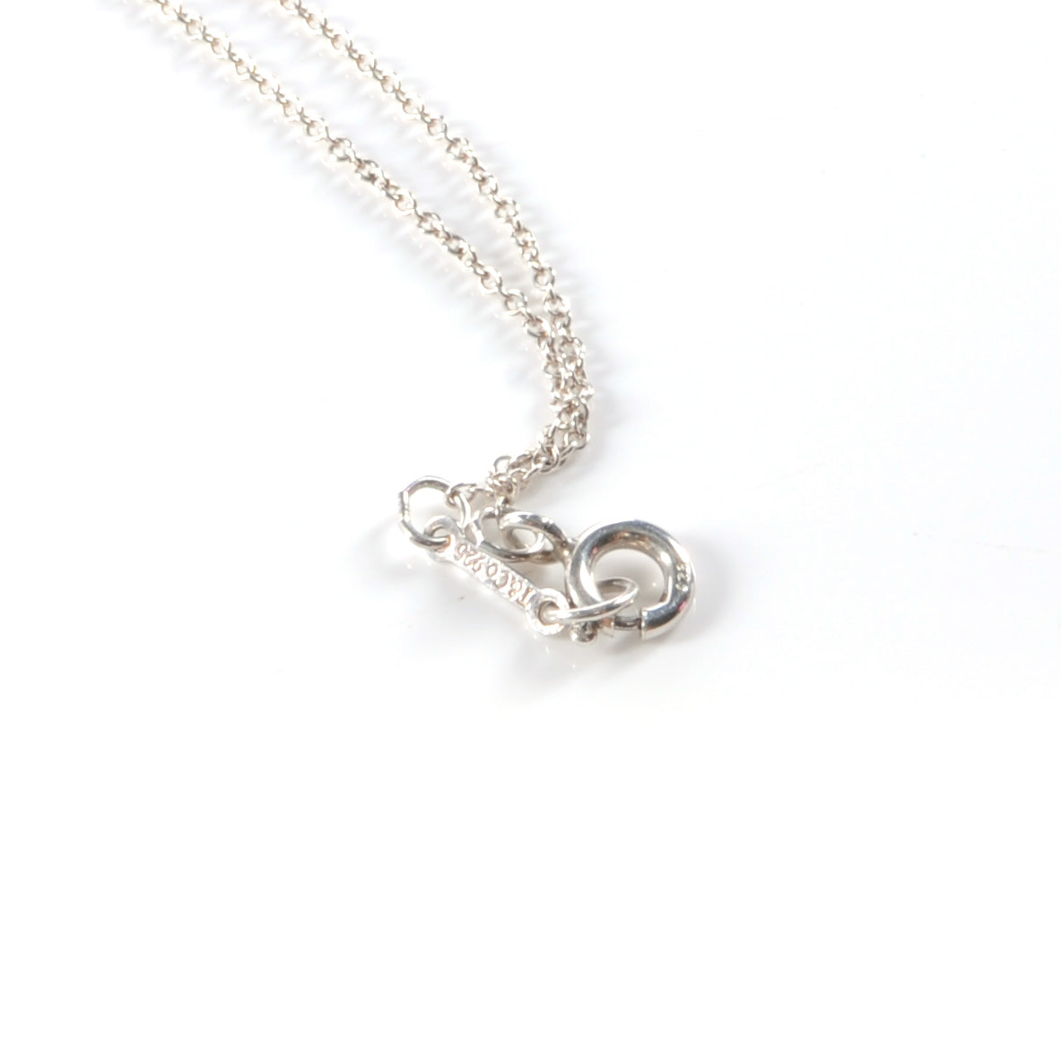 Tiffany Sterling Silver Paloma Picasso Double Loving Heart Necklace 3 of 4