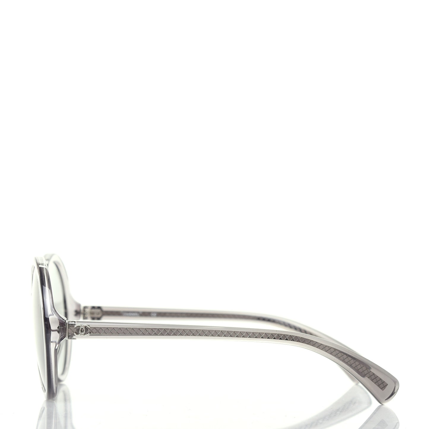 Acetate Round Sunglasses 71287A Grey