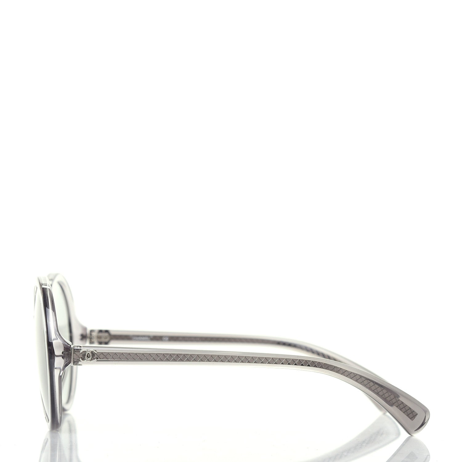 Chanel Acetate Round Sunglasses 71287A Grey 2 of 7