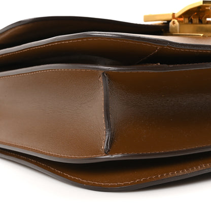 Celine Box Calfskin Medium Classic Box Flap Bag Camel 9 of 10