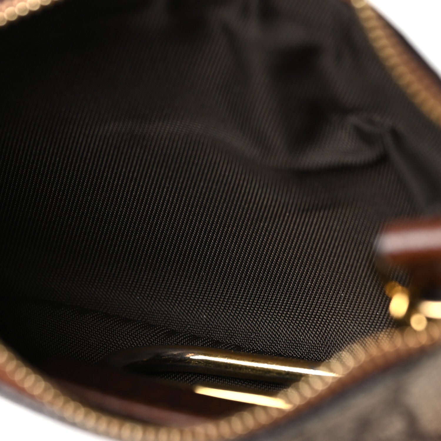 Gucci GG Supreme Monogram Key Case Beige Ebony Cuir 5 of 10