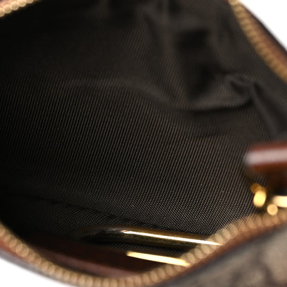 Gucci GG Supreme Monogram Key Case Beige Ebony Cuir 5 of 10