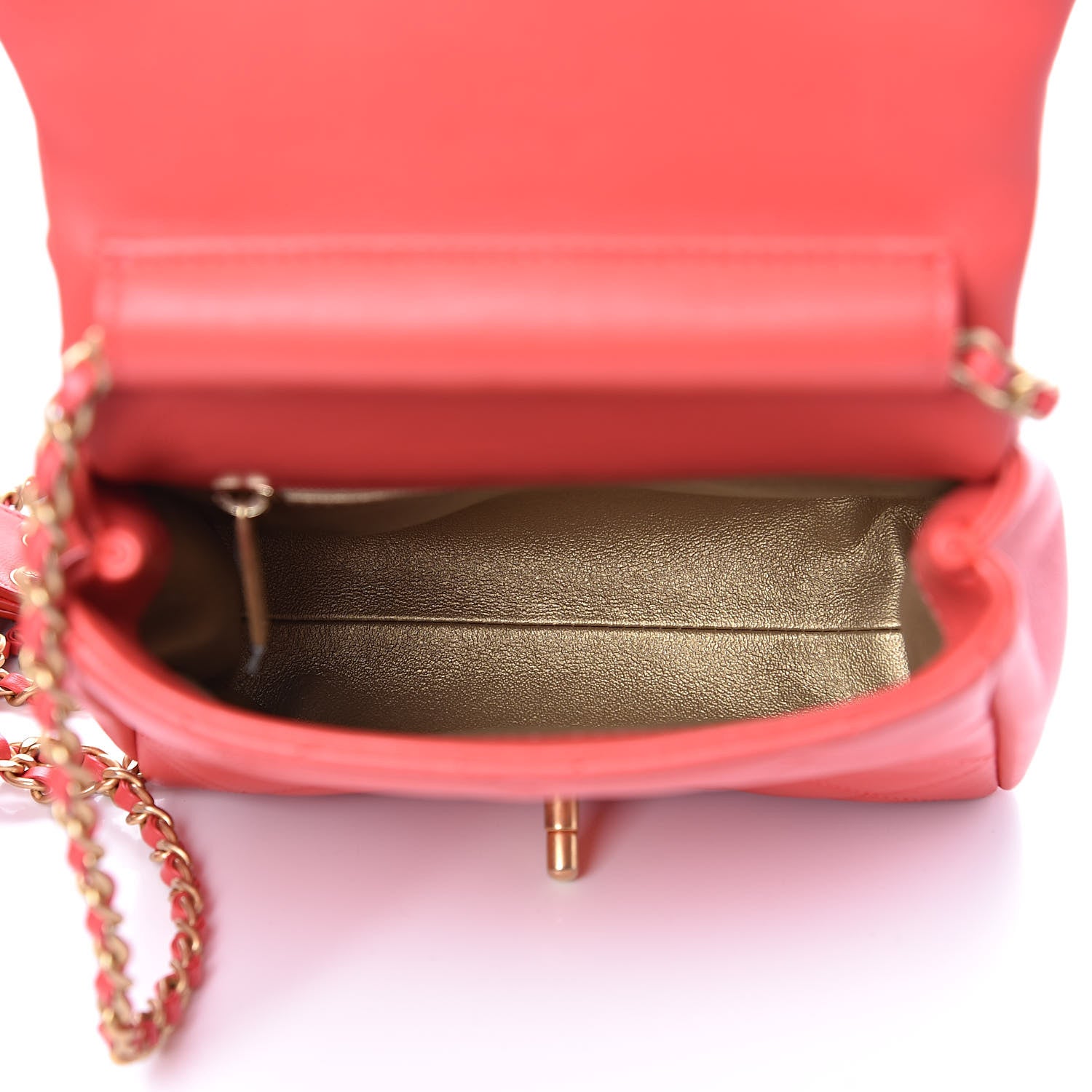 Chanel Lambskin Quilted Side-Packs Red 7 of 10
