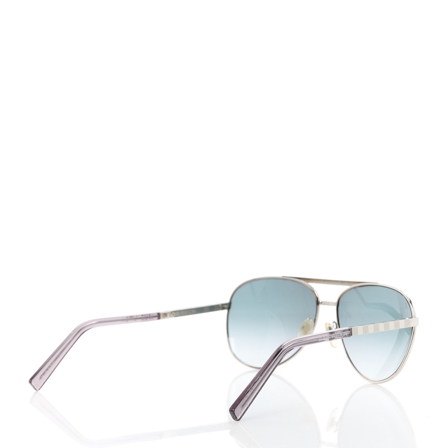 Louis Vuitton Metal Attitude Pilote Sunglasses Z0340U Azur 4 of 9