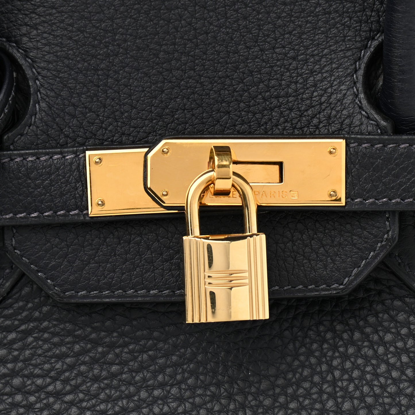 Taurillon Clemence Birkin 35 Bleu Indigo