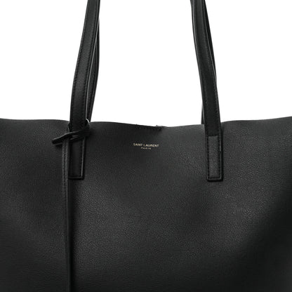 Saint Laurent Calfskin Large Shopping Tote Black 8 of 10