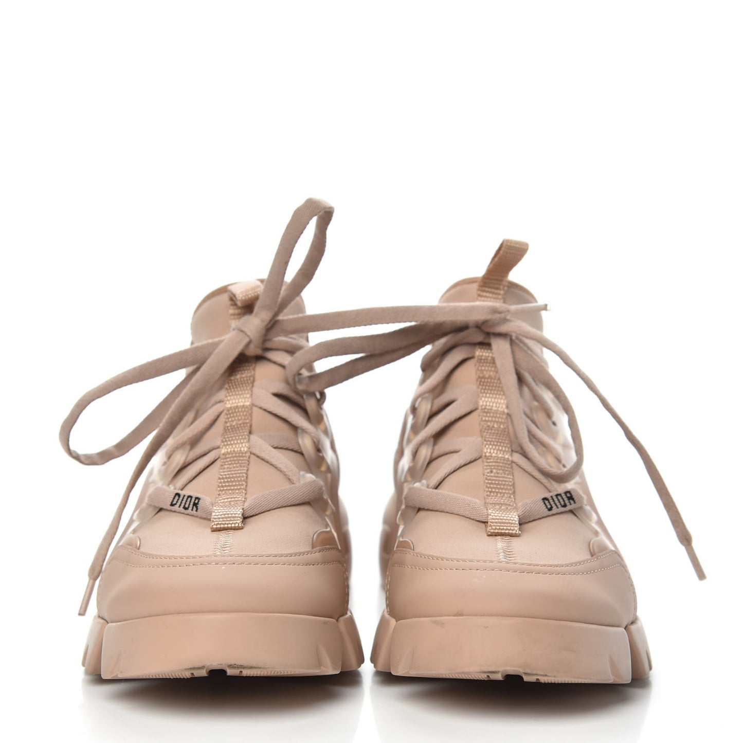 Neoprene Rubber Womens D-Connect Sneakers 35 Nude
