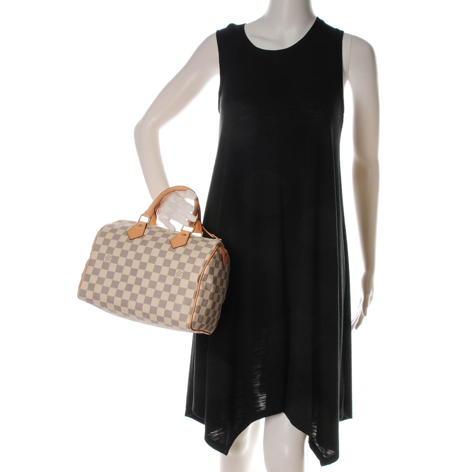 Louis Vuitton Damier Azur Speedy 25 2 of 7