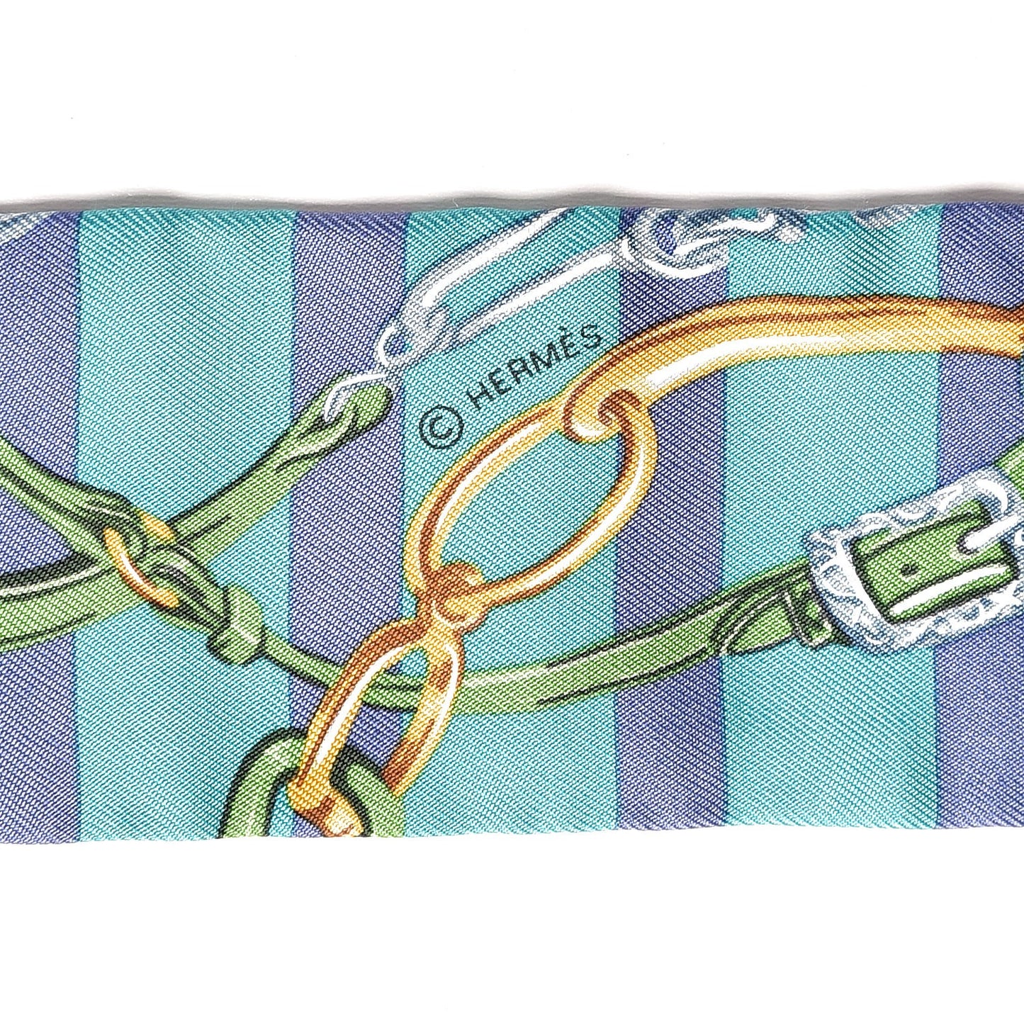 Silk Brides de Gala Bayaderes Twilly Turquoise Indigo Vert