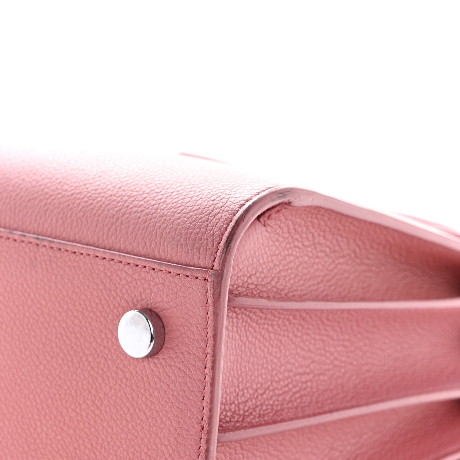 Saint Laurent Grained Calfskin Baby Sac De Jour Dark Rose 11 of 12