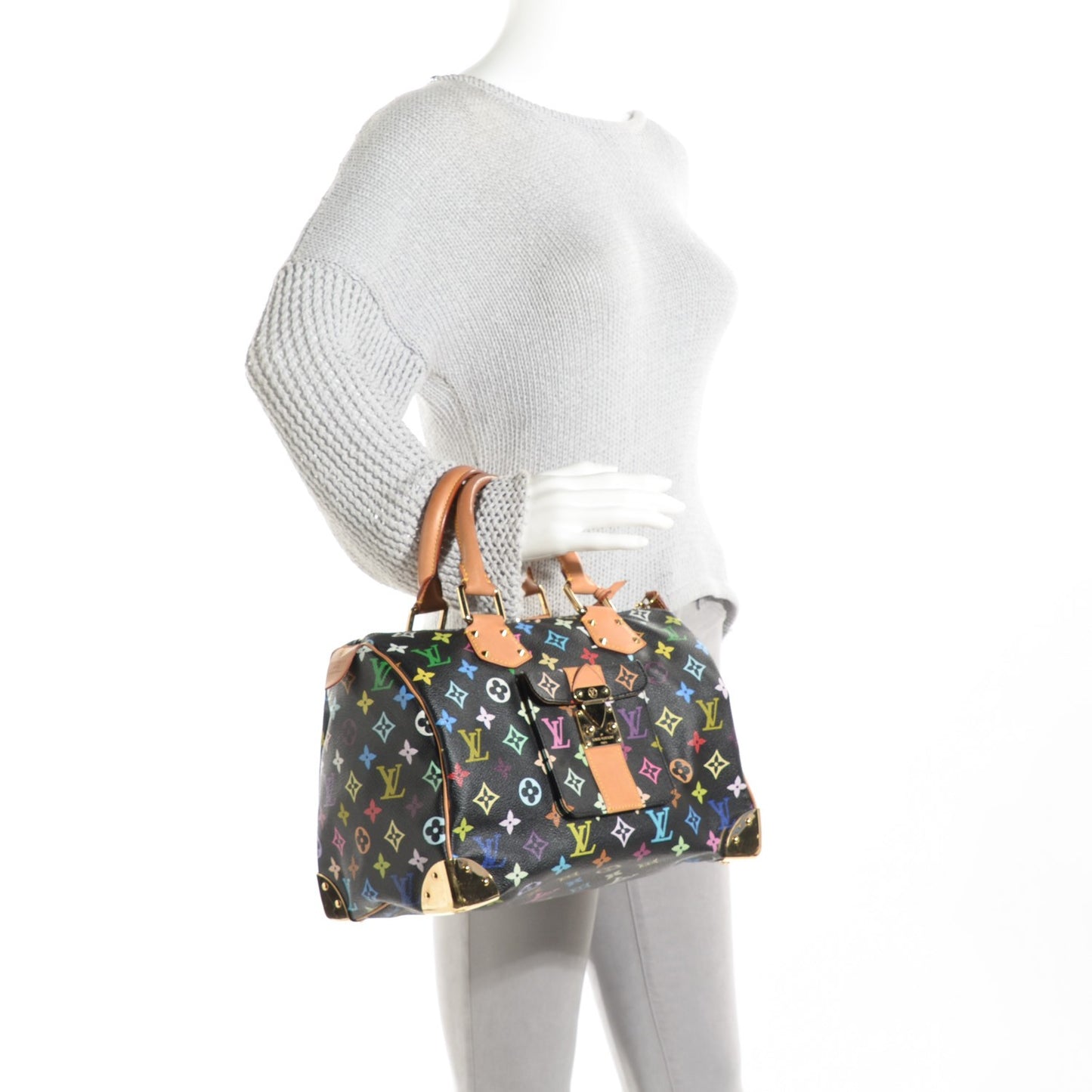 Monogram Multicolor Speedy 30 Black