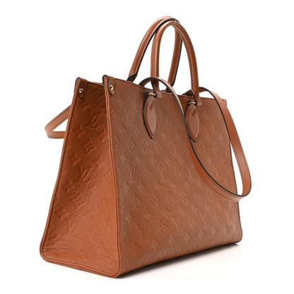 Louis Vuitton Empreinte Monogram Onthego MM Cognac 3 of 9