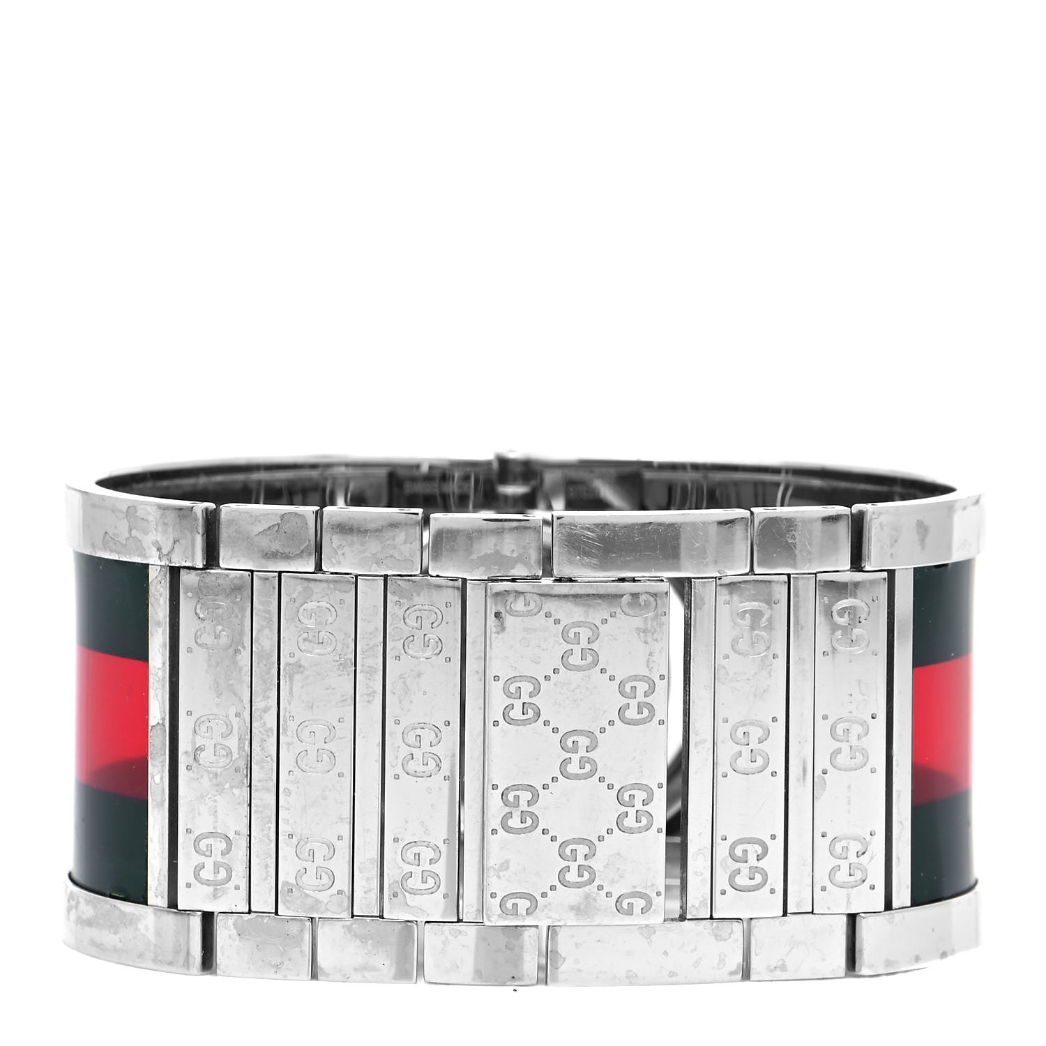 Gucci Stainless Steel Acetate 33mm Twirl Web Quartz Watch Black 3 of 4