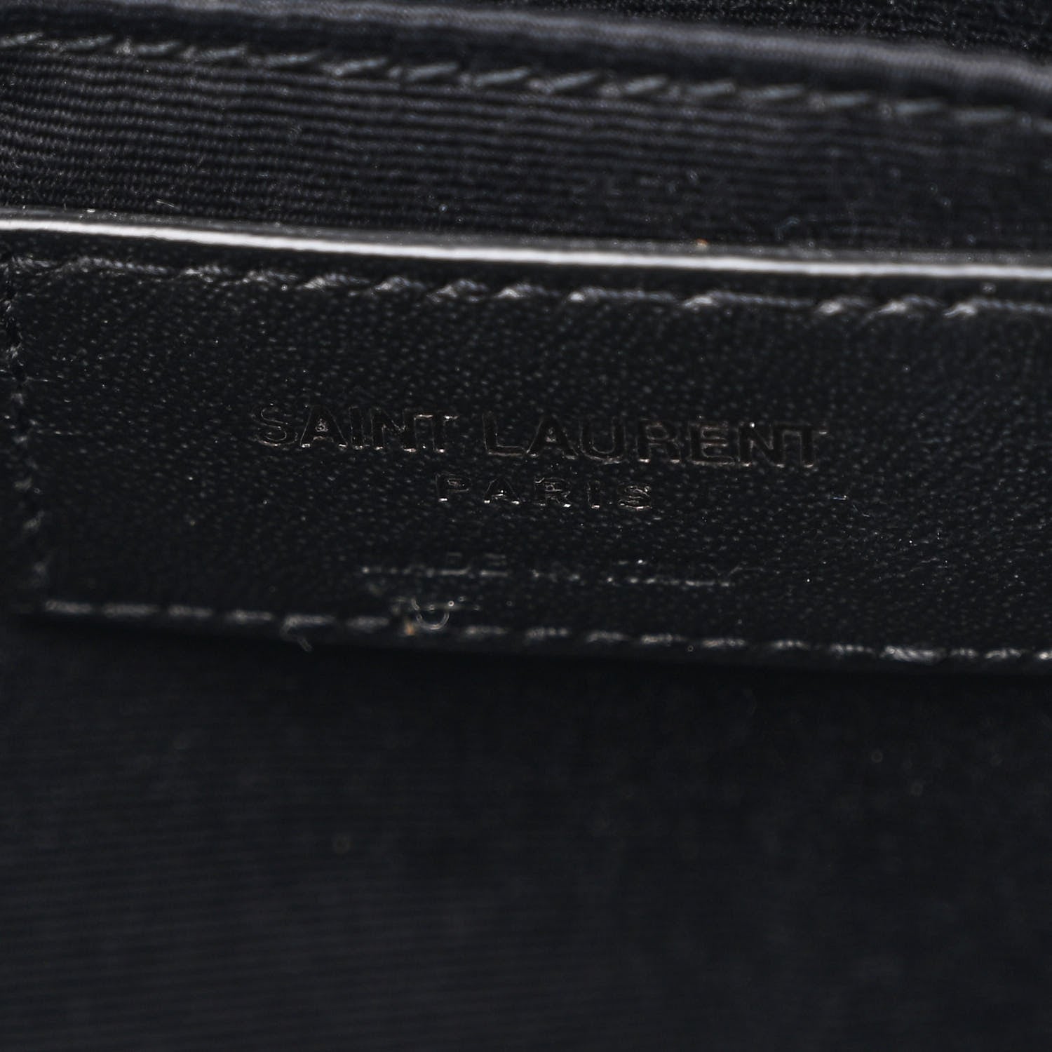 Saint Laurent Calfskin Matelasse Monogram Lou Camera Bag Black 6 of 10