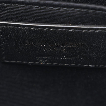 Saint Laurent Calfskin Matelasse Monogram Lou Camera Bag Black 6 of 10
