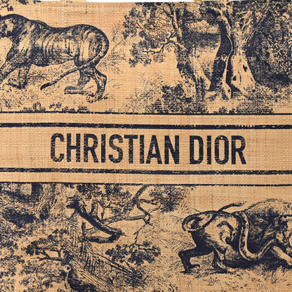 Christian Dior Straw Dioriviera Tote Beige 7 of 13