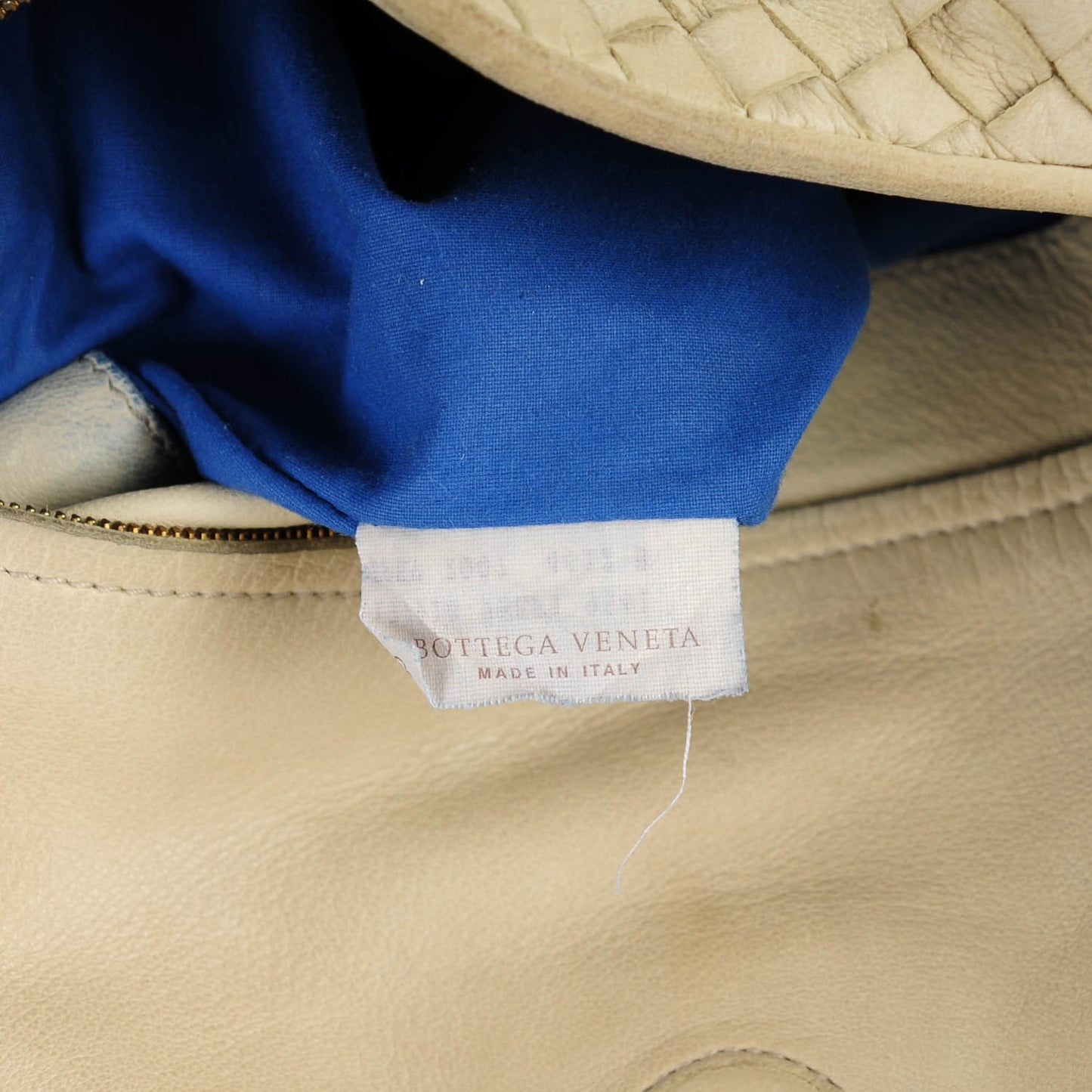 Nappa Intrecciato Sloane Hobo Cream