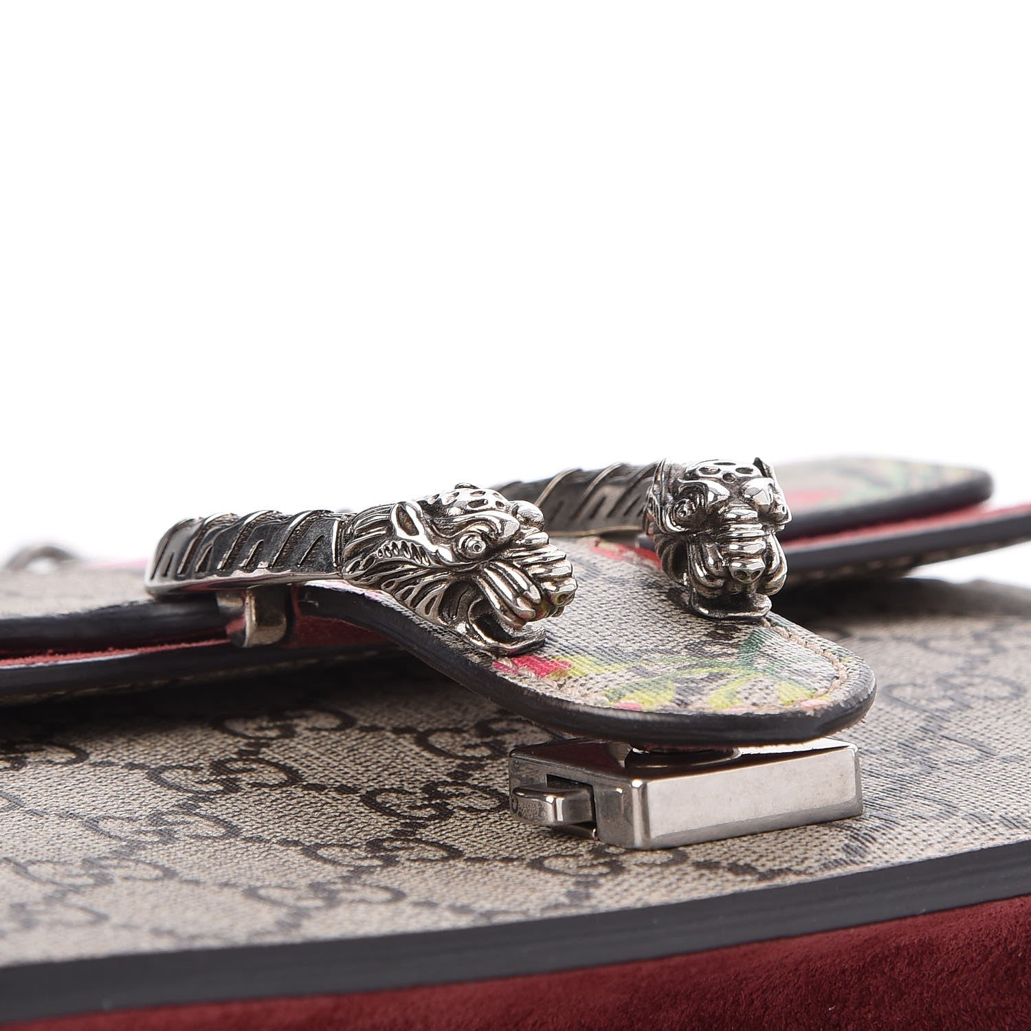 Gucci GG Supreme Monogram Blooms Mini Dionysus Shoulder Bag Beige Multicolor Dry Rose 7 of 12