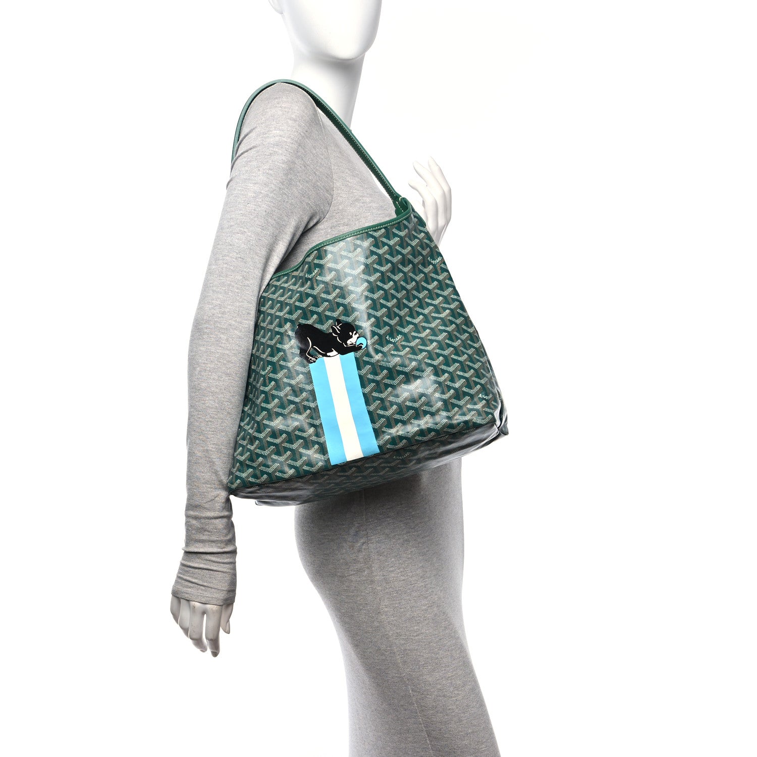 Goyard Goyardine Boheme Hobo Green 3 of 11