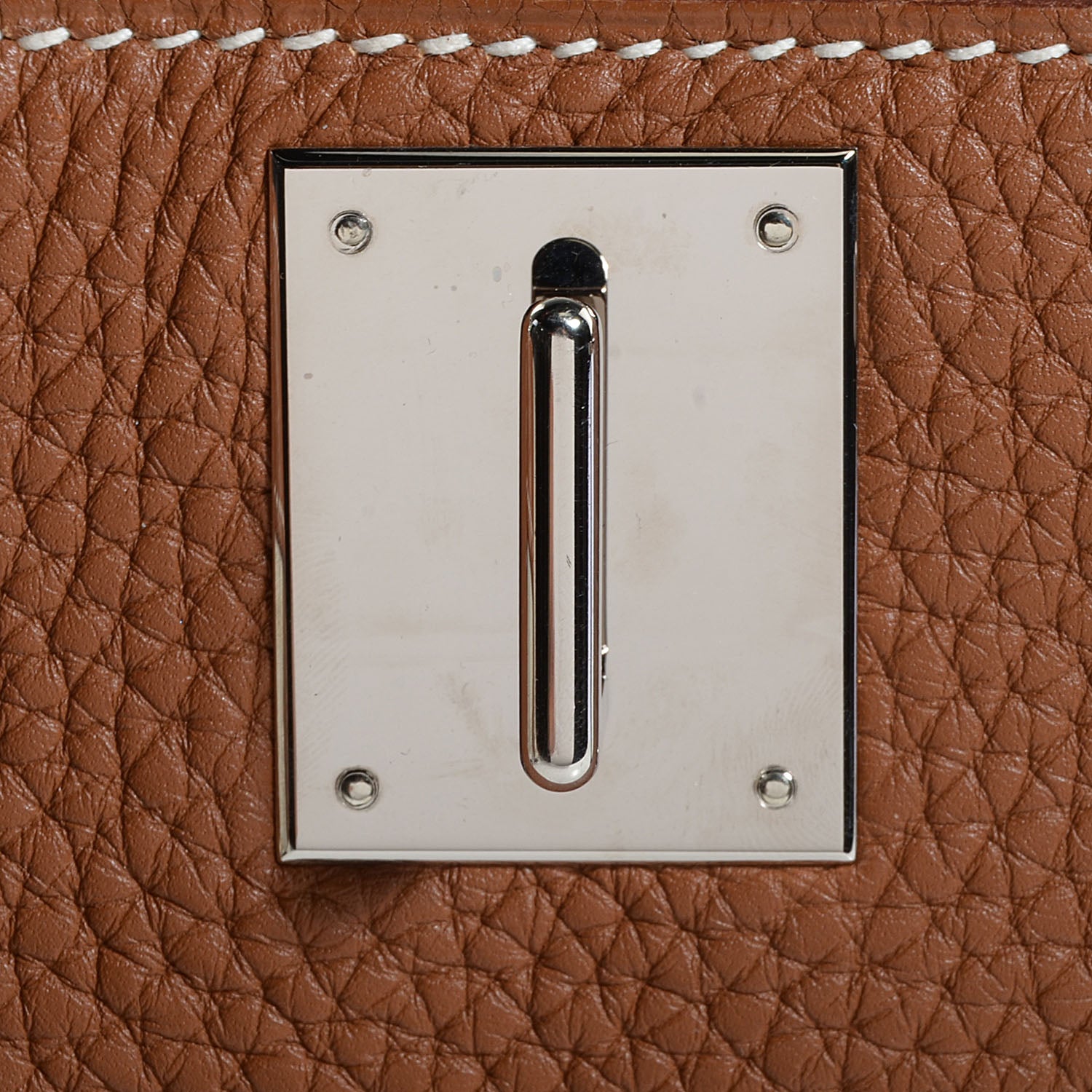 Hermes Taurillon Clemence Jypsiere 28 Gold 15 of 19