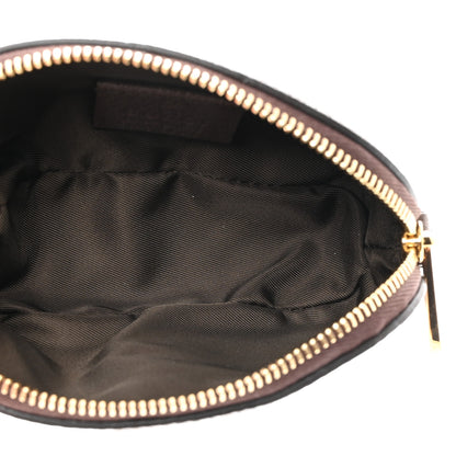 Gucci GG Supreme Monogram Web Ophidia Dome Key Pouch Beige New Acero 5 of 7