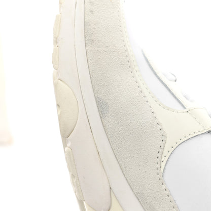Chanel Suede Calfskin Fabric CC Sneakers 35.5 White 14 of 17