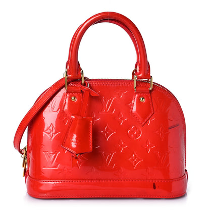 Louis Vuitton Vernis Alma BB Cherry 1 of 15