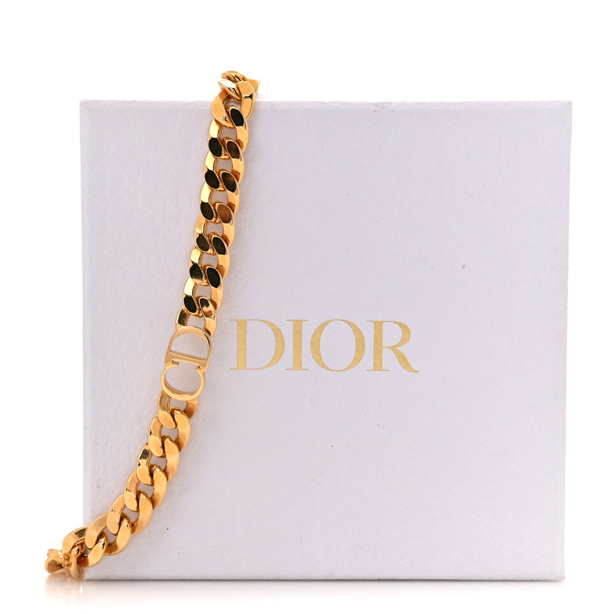 Metal Danseuse Etoile Chain Choker Necklace Gold
