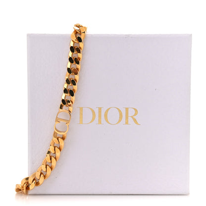 Christian Dior Metal Danseuse Etoile Chain Choker Necklace Gold 5 of 5