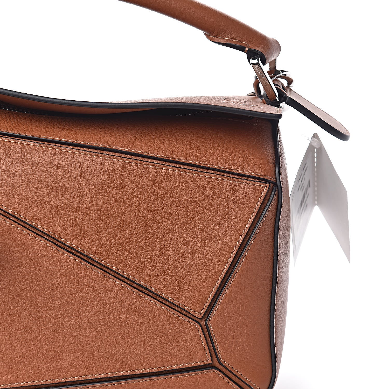 Loewe Calfskin Small Puzzle Bag Tan 10 of 11