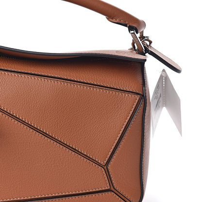 Loewe Calfskin Small Puzzle Bag Tan 10 of 11