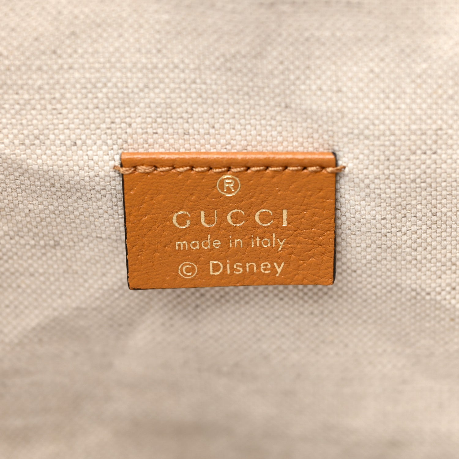 Gucci X DISNEY Mini Vintage GG Supreme Monogram Bucket Bag Beige Vintage Sun Oil 6 of 9